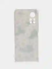 Золотой силиконовый чехол на Infinix HOT 11S NFC / Инфиникс Хот 11S NFC прозрачный, с рисунком