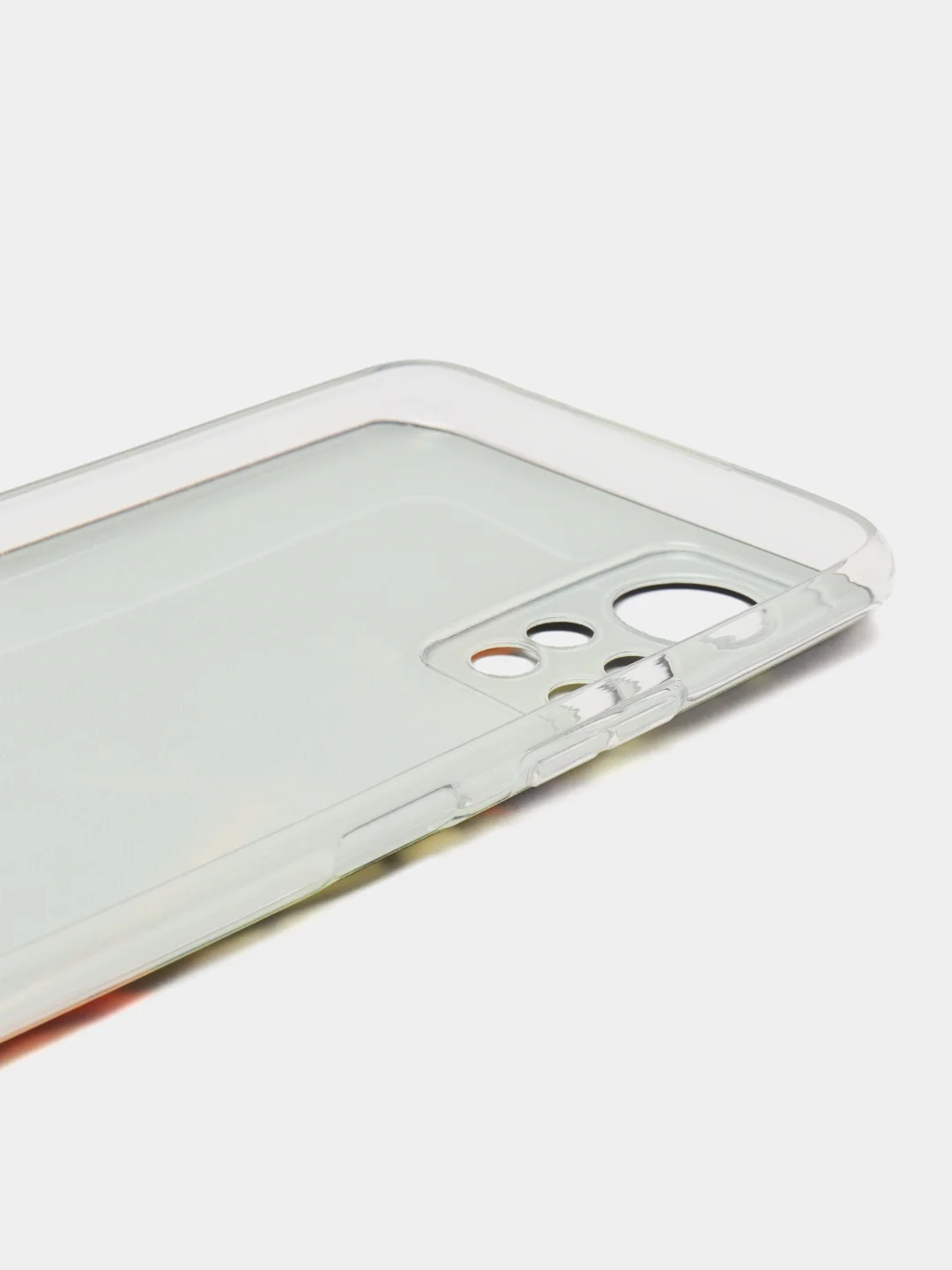 Медный силиконовый чехол на Infinix HOT 11S NFC / Инфиникс Хот 11S NFC прозрачный, с рисунком