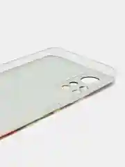 Медный силиконовый чехол на Infinix HOT 11S NFC / Инфиникс Хот 11S NFC прозрачный, с рисунком