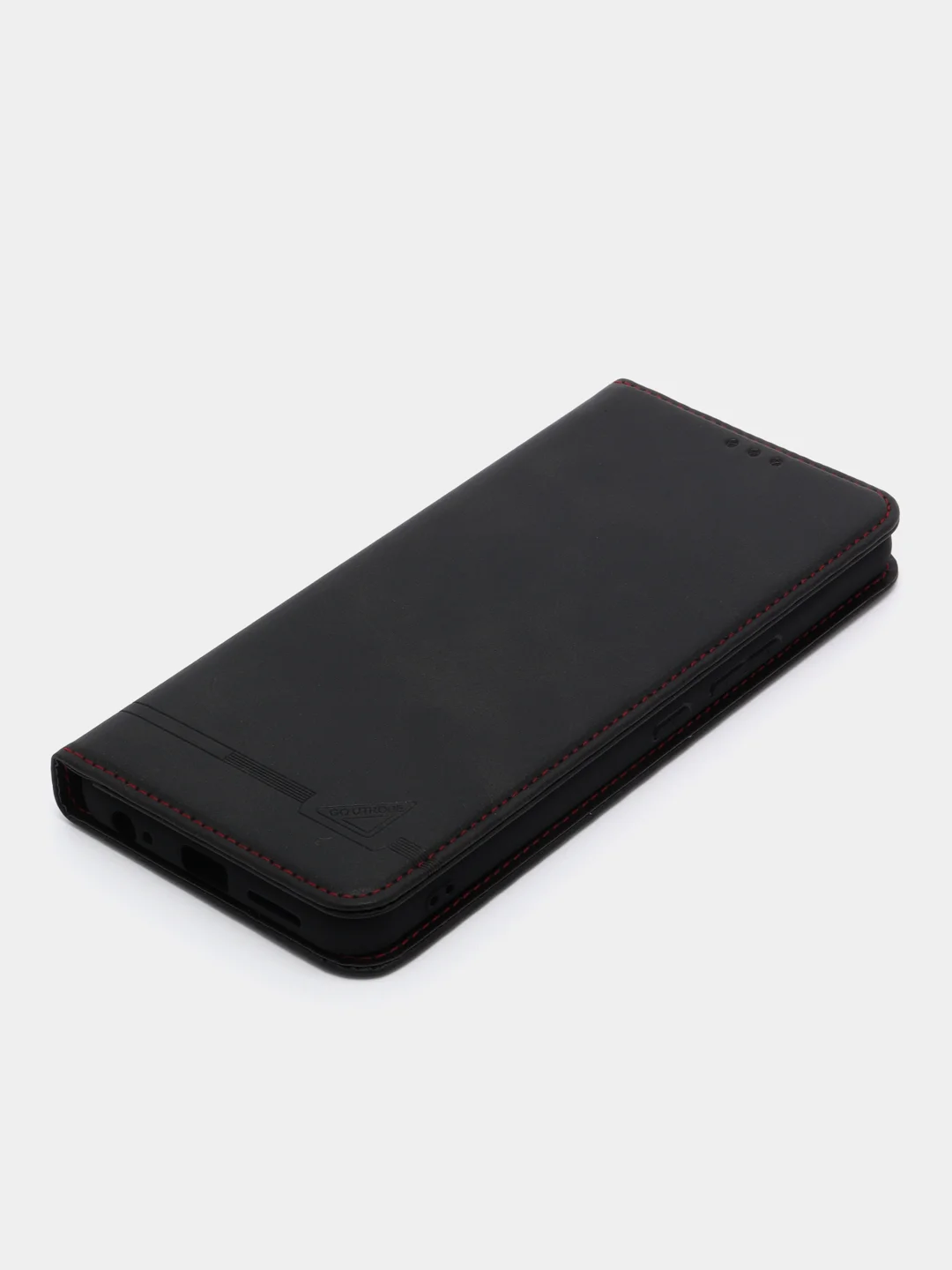 Черный чехол-книжка GQ для Infinix Smart 6 Plus (Инфиникс Смарт 6 Плюс), из искусственной кожи