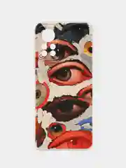 Кремовый силиконовый чехол на Infinix HOT 11S NFC / Инфиникс Хот 11S NFC прозрачный, с рисунком