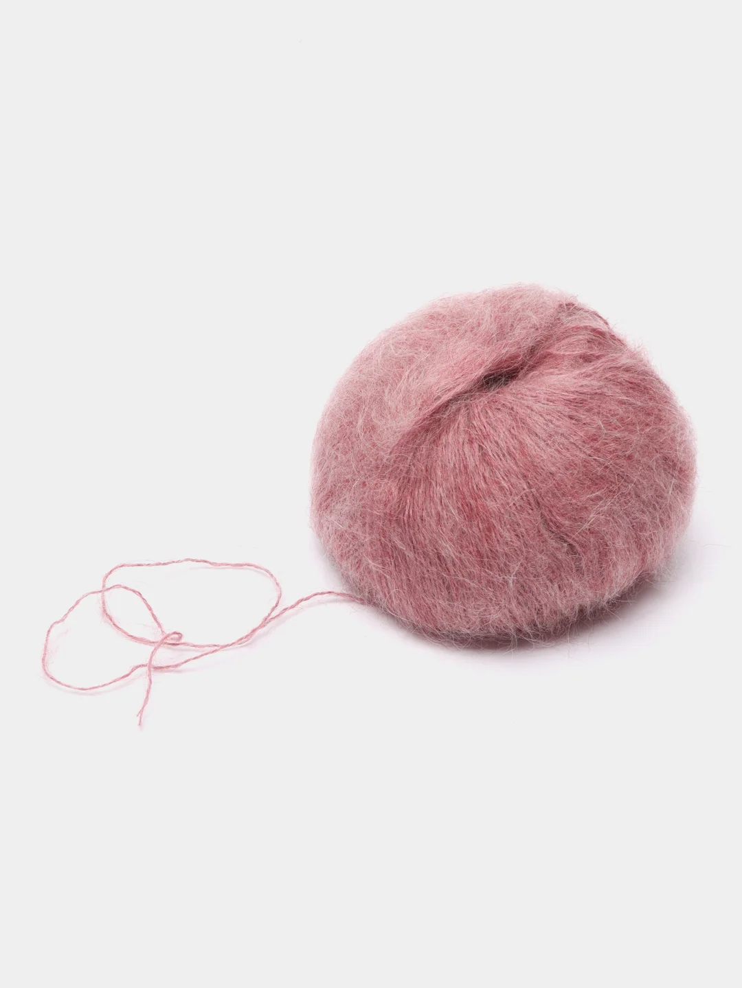 Коралловый меланж пряжа Камтекс "Мохер Голд", 250 м, 50 г