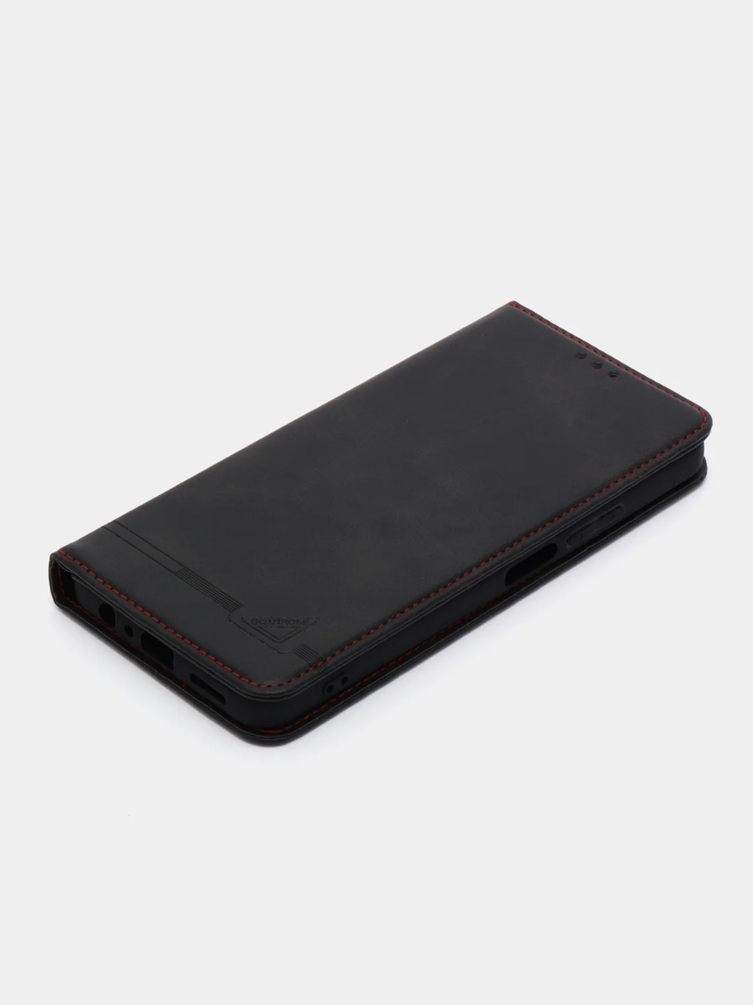 Черный чехол-книжка для Realme C 30 / Realme C30S (Реалми С 30S), из искусственной эко кожи