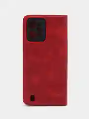 Красный чехол-книжка GQ для Realme C 31 (Реалми С 31) из высококачественной искусственной кожи