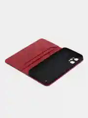 Красный чехол-книжка GQ для Realme C 31 (Реалми С 31) из высококачественной искусственной кожи