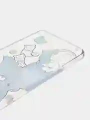Лесной зеленый силиконовый чехол на Honor 70 / Хонор 70 прозрачный, с рисунком, защита камеры