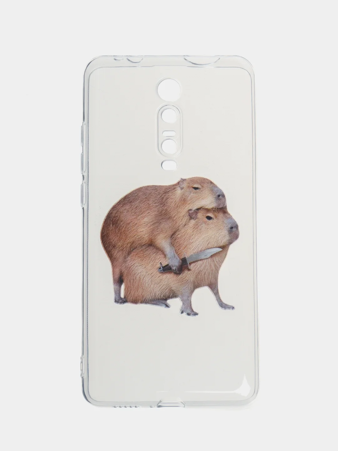 Бежевый чехол на Xiaomi Redmi K20/K20 Pro/Mi 9T/Mi 9T Pro / Сяоми Редми К20 прозрачный, с рисунком