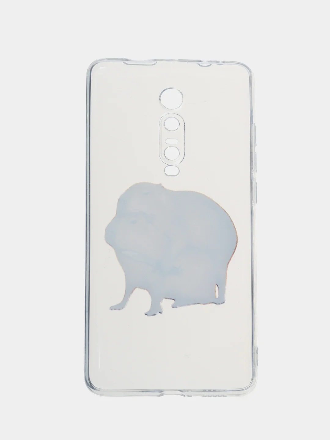 Бежевый чехол на Xiaomi Redmi K20/K20 Pro/Mi 9T/Mi 9T Pro / Сяоми Редми К20 прозрачный, с рисунком