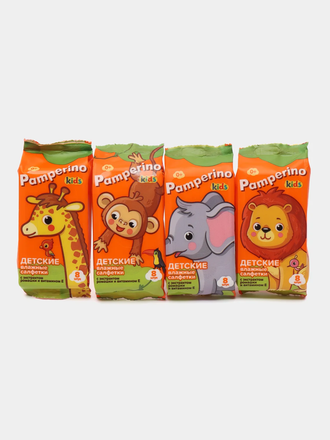 Влажные детские салфетки Pamperino, 1шт/8шт