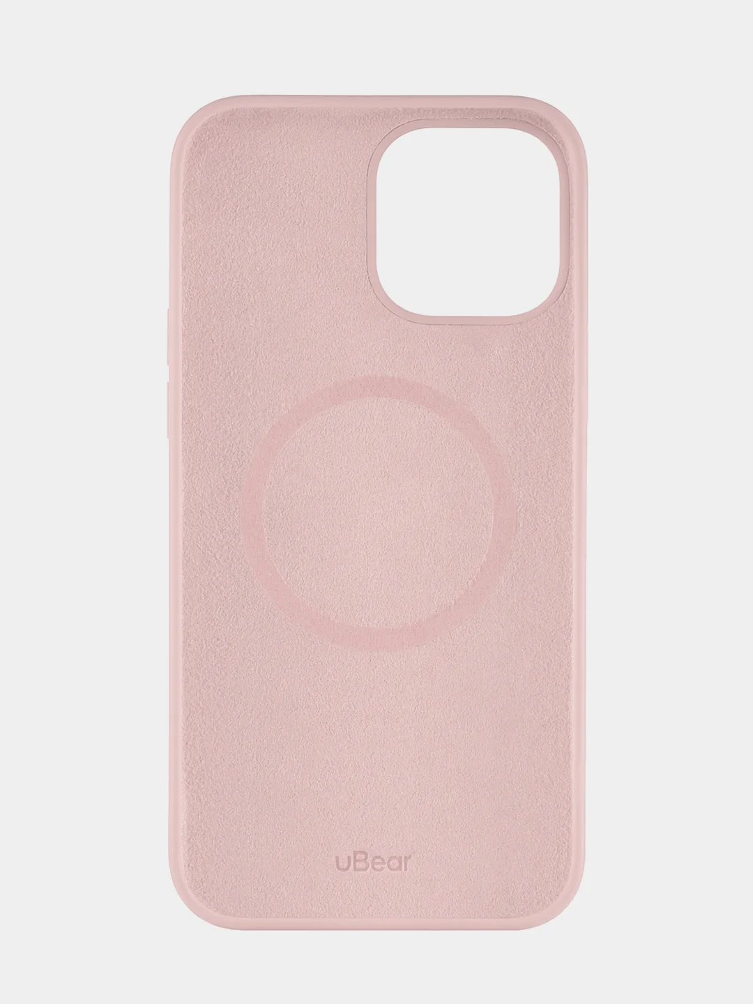 Розовый чехол uBear Touch Mag Сase Liquid Silicone для iPhone 13 Pro Max, MagSafe Compatible