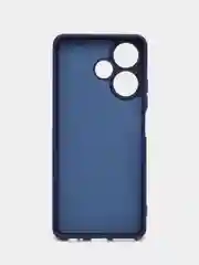 Темно-синий чехол для Infinix HOT 30 (Инфиникс Хот 30), Silicone Case