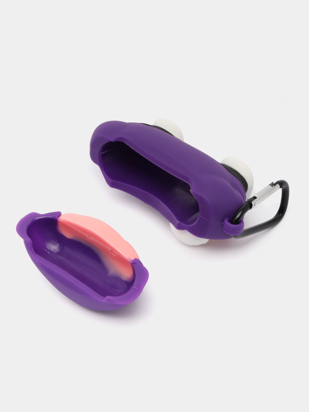 Фиолетовый чехол для беспроводных наушников AirPods Pro 2 / AirPods Pro (Аирподс), силиконовый