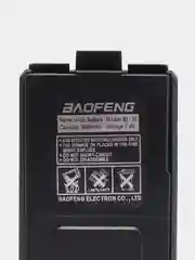 Черный большой аккумулятор для рации BAOFENG UV-5R 1800 mah и 3800 mah