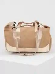 Бежевый спортивная сумка, дорожная, унисекс, 4 цвета