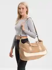 Бежевый спортивная сумка, дорожная, унисекс, 4 цвета