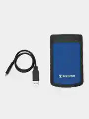 Внешний жесткий диск Transcend StoreJet 1TB, 2.5", Usb 3.0, синий, Ts1tsj25h3b, 513595