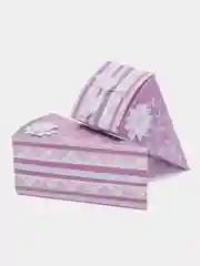 Сиреневый бонбоньерка - коробочка "Тортик"