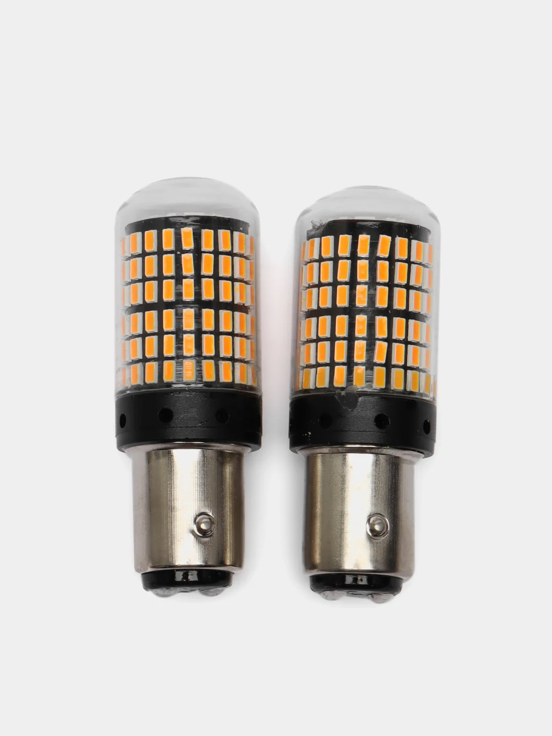 Желтый комплект автомобильных светодиодных ламп LED P21/5W