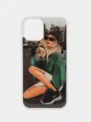 Силиконовый чехол для Apple iPhone 11, 12, 13, с принтом