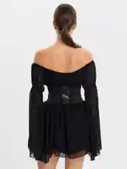 Платье черное, длины мини