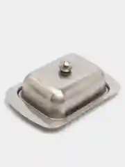 Маслёнка Maestro MR-1650, сталь сатин, зеркальная полировка, 18,8 х 12,4 х 7,6 см