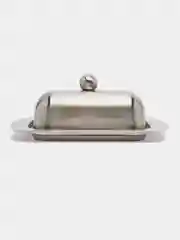 Маслёнка Maestro MR-1650, сталь сатин, зеркальная полировка, 18,8 х 12,4 х 7,6 см