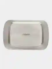 Маслёнка Maestro MR-1650, сталь сатин, зеркальная полировка, 18,8 х 12,4 х 7,6 см