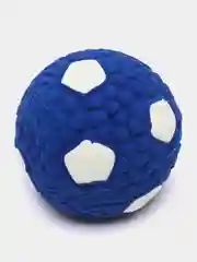 Голубой игрушка-мячик, 6,5 см, с пищалкой, для собак мелких и средних пород