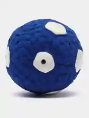 Голубой игрушка-мячик, 6,5 см, с пищалкой, для собак мелких и средних пород