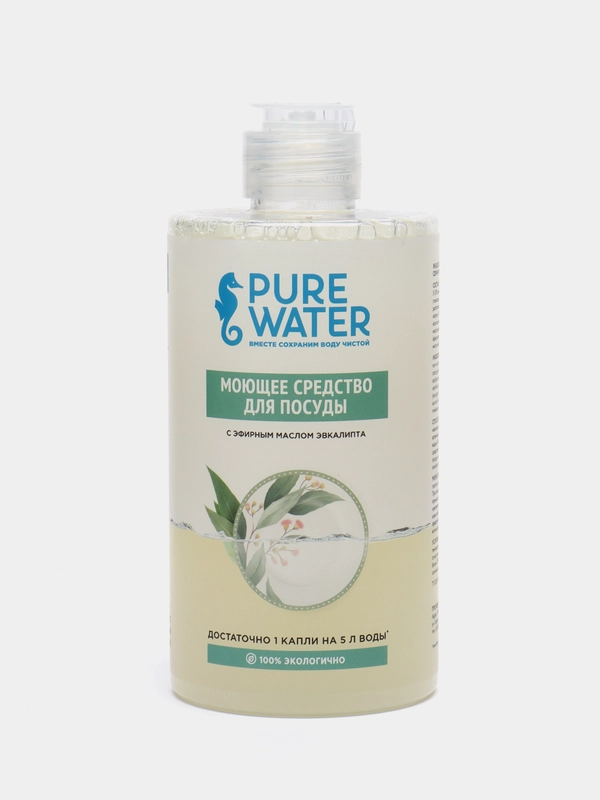 Моющее средство для посуды с эфирным маслом эвкалипта Pure Water