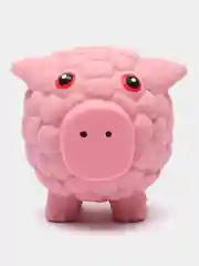 Розовый игрушка-мячик, 6,5 см, с пищалкой, для собак мелких и средних пород