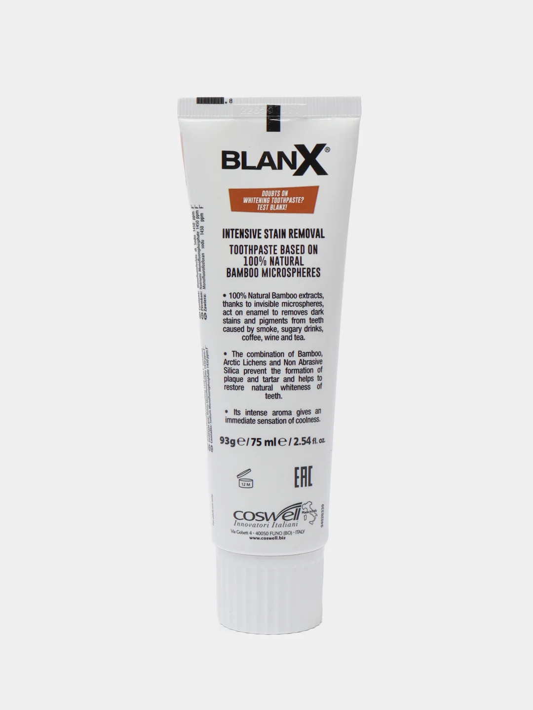 Зубная паста Blanx Intensive Stain Removal интенсивное удаление пятен, 75 мл