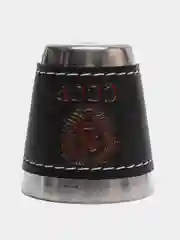 Подарочный набор стопок из нержавейки "Герб РФ" в чехле, 60 мл
