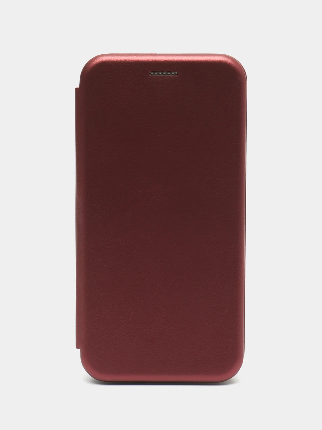 Бордовый чехол-книжка для iPhone 12 Pro Max, 12 Pro Max, 12 Про Макс, 12 Про Макс, экокожа