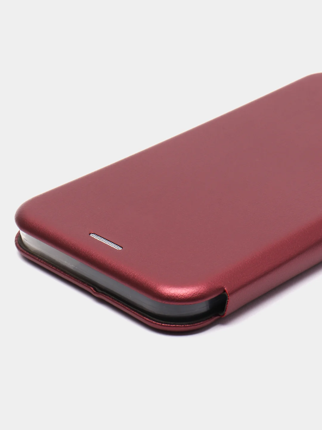 Бордовый чехол-книжка для iPhone 12 Pro Max, 12 Pro Max, 12 Про Макс, 12 Про Макс, экокожа