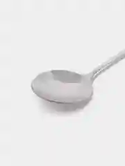 Белый десертная ложка, чайная ложка