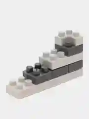Серебряный пластиковый блочный 3D конструктор Терьер Макс, Корги, Шнауцер, Хаски детям и взрослым