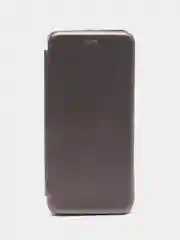 Серый чехол-книжка для Samsung Galaxy A 50 (Самсунг А 50), A50 экокожа