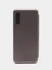Серый чехол-книжка для Samsung Galaxy A 50 (Самсунг А 50), A50 экокожа