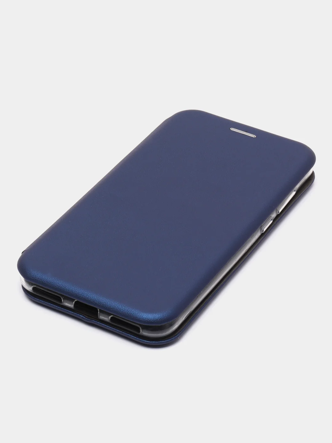 Синий чехол книжка для Huawei Honor 7A Pro (Хонор 7А Про), Y6 2018, экокожа