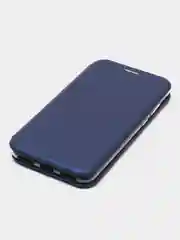 Синий чехол книжка для Huawei Honor 7A Pro (Хонор 7А Про), Y6 2018, экокожа
