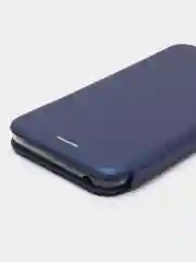 Синий чехол книжка для Huawei Honor 7A Pro (Хонор 7А Про), Y6 2018, экокожа