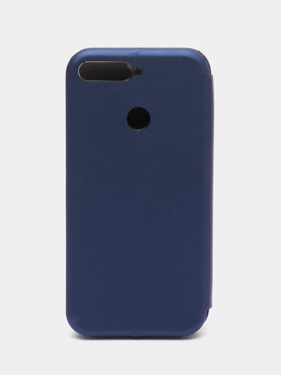 Синий чехол книжка для Huawei Honor 7A Pro (Хонор 7А Про), Y6 2018, экокожа