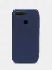 Синий чехол книжка для Huawei Honor 7A Pro (Хонор 7А Про), Y6 2018, экокожа