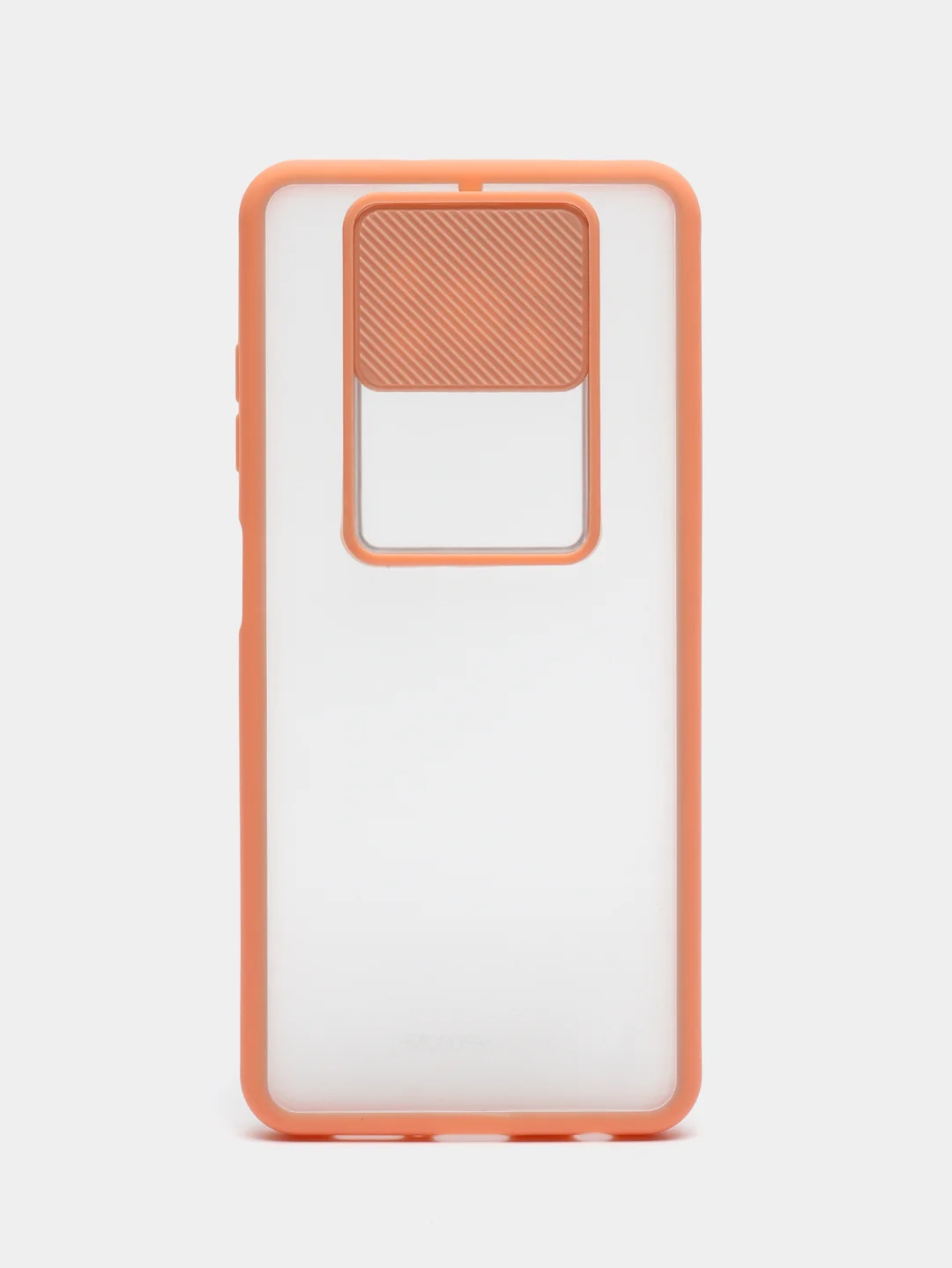 Розовый чехол для Poco X3, Poco X3 Pro (Поко Х3) со шторкой для защиты камеры, прозрачный, матовый