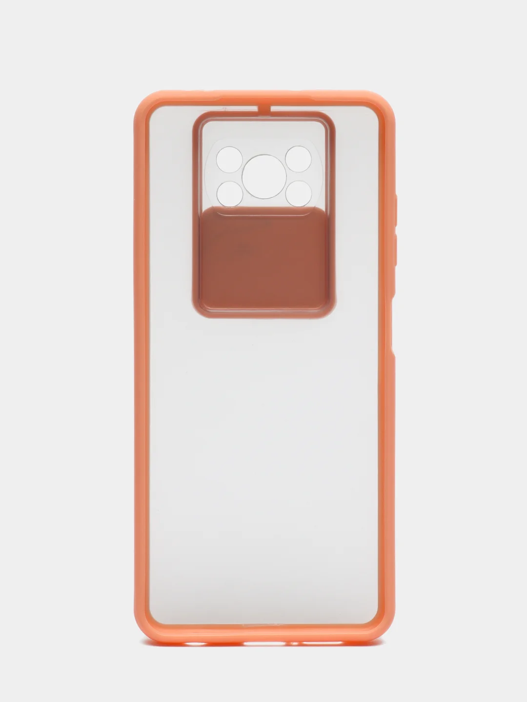 Розовый чехол для Poco X3, Poco X3 Pro (Поко Х3) со шторкой для защиты камеры, прозрачный, матовый