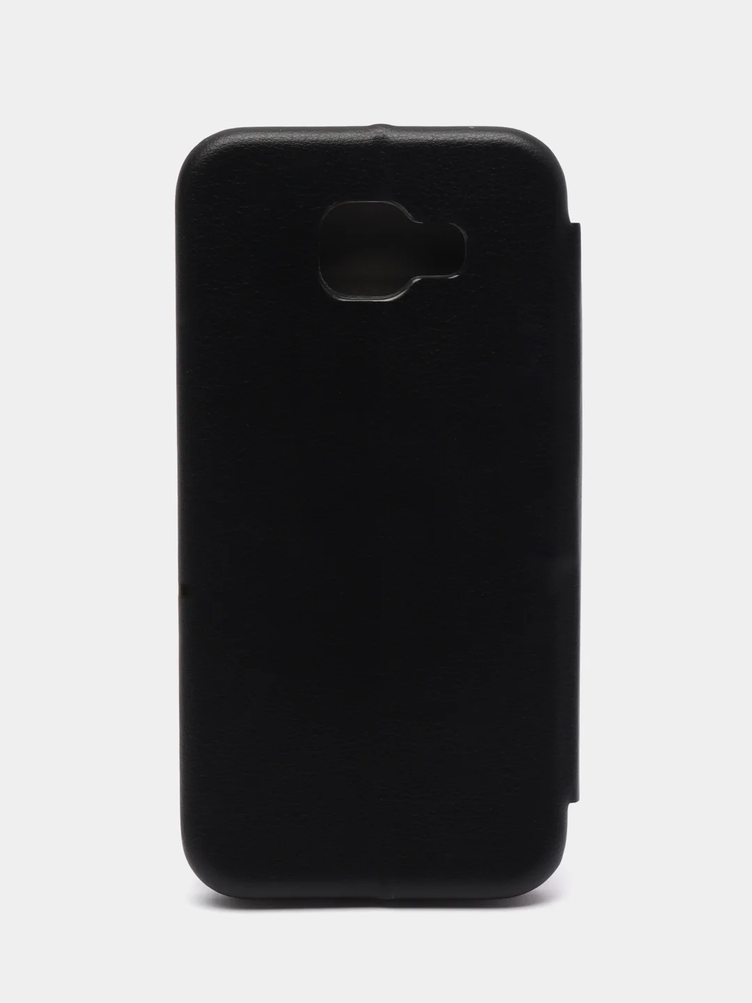 Черный чехол-книжка для Samsung Galaxy A 5 2016, A5 (2016), Самсунг А 5 2016, экокожа
