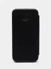 Черный чехол-книжка для Samsung Galaxy A 5 2016, A5 (2016), Самсунг А 5 2016, экокожа