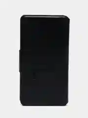 Черный чехол-книжка универсальный для Xiaomi, Honor, iPhone, Samsung, 15 см х 8 см