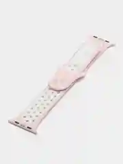 Розовый ремешок для Apple Watch 42/44 двухцветный, спортивный